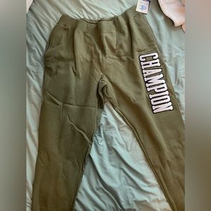 3X Olive Green Champion Sweatpants